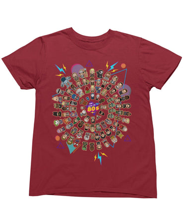Top Notchy Circular How I spent The 80s Men's/Unisex Graphic T-Shirt For Men 8Ball